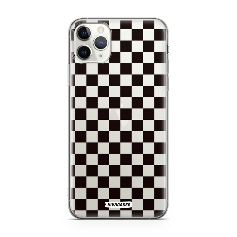 Black Checkers - iPhone 11 Pro Max