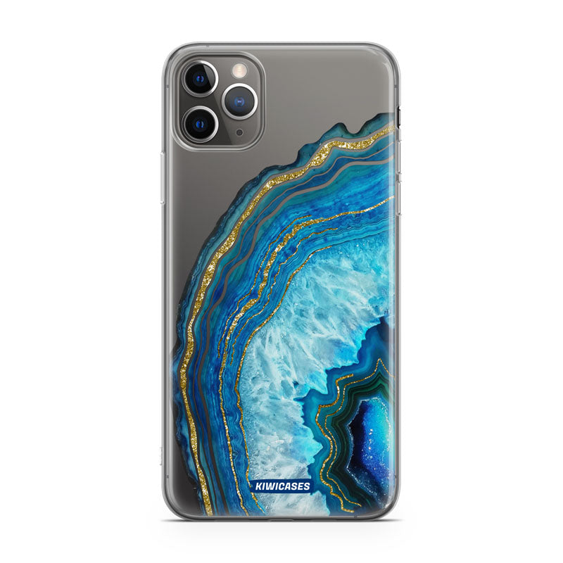 Blue Agate Crystal - iPhone 11 Pro Max