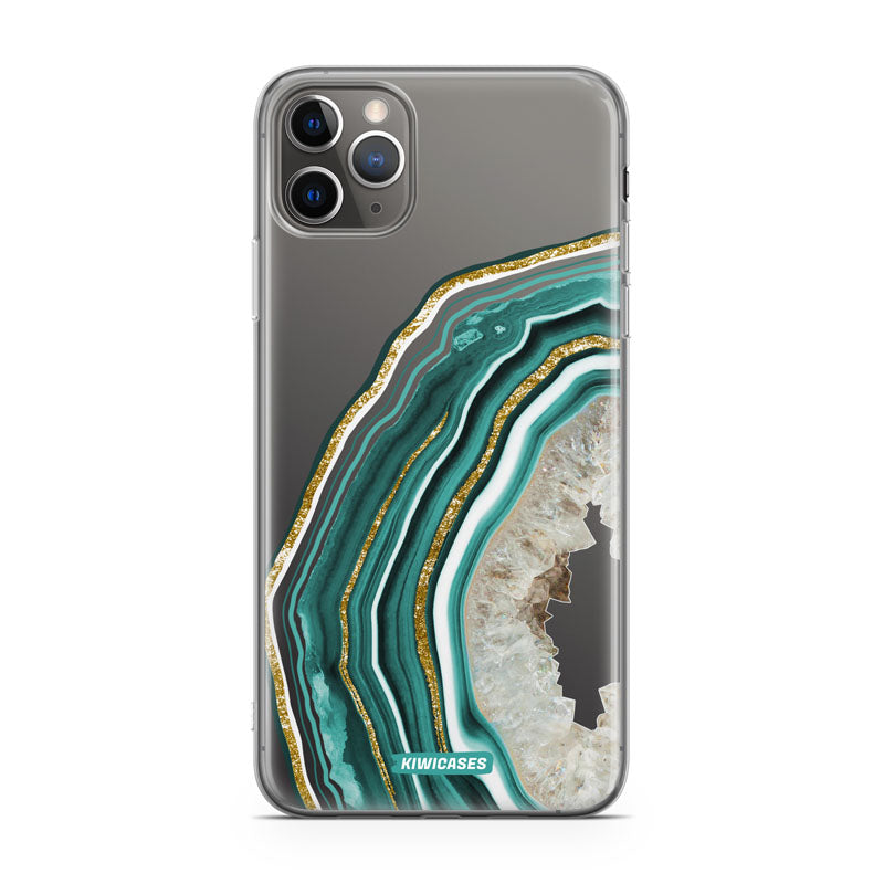 Green Agate Crystal - iPhone 11 Pro Max