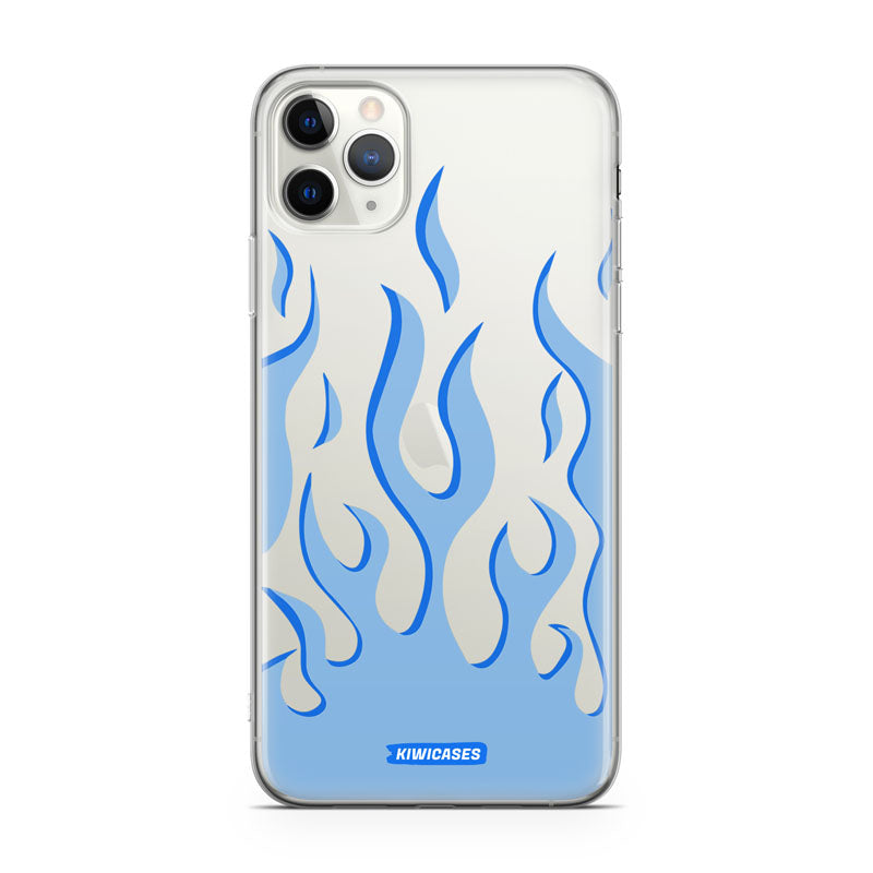 Blue Fire Flames - iPhone 11 Pro Max
