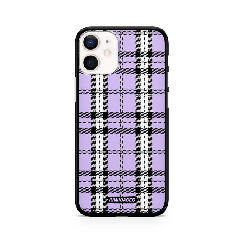 Purple Plaid - iPhone 12 Mini