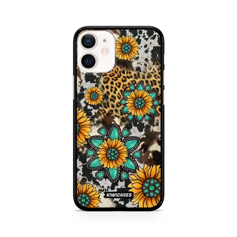 Gemstones and Sunflowers - iPhone 12 Mini