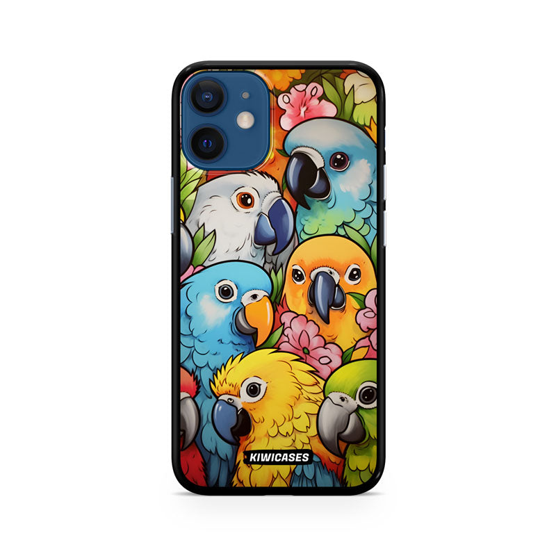 Cute Parrots - iPhone 12 Mini