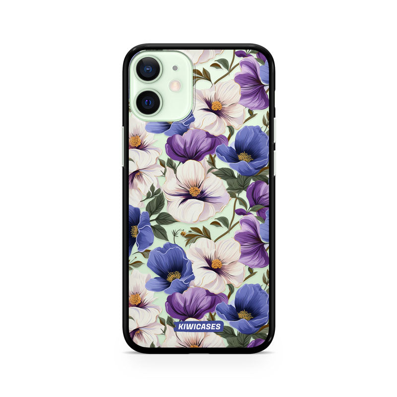 Purple Pansies - iPhone 12 Mini