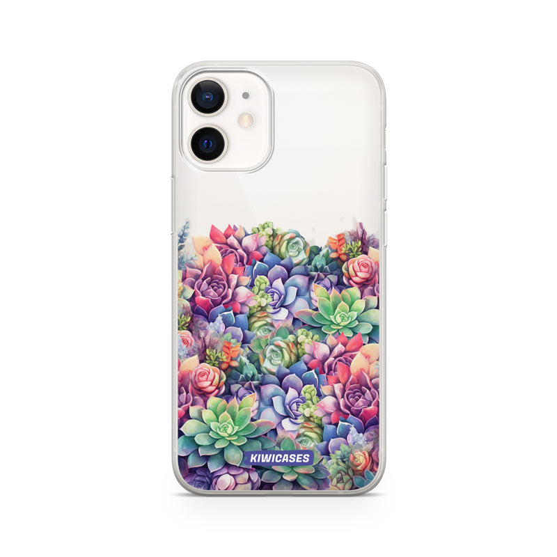 Dreamy Succulents - iPhone 12 Mini