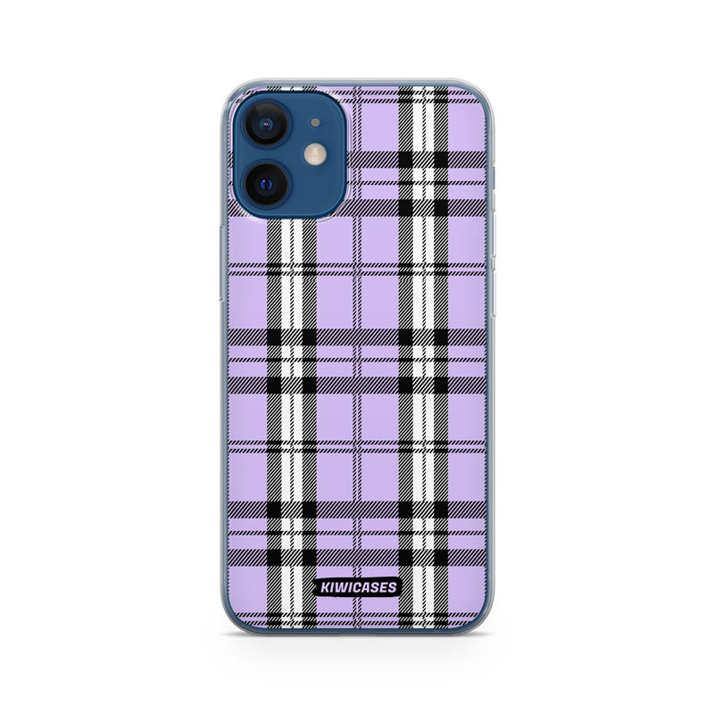 Purple Plaid - iPhone 12 Mini