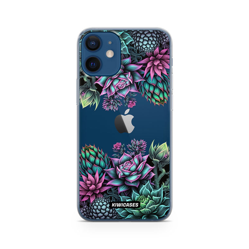 Neon Succulent - iPhone 12 Mini