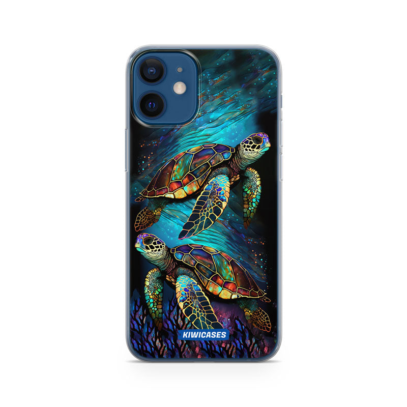 Turtles at Sea - iPhone 12 Mini