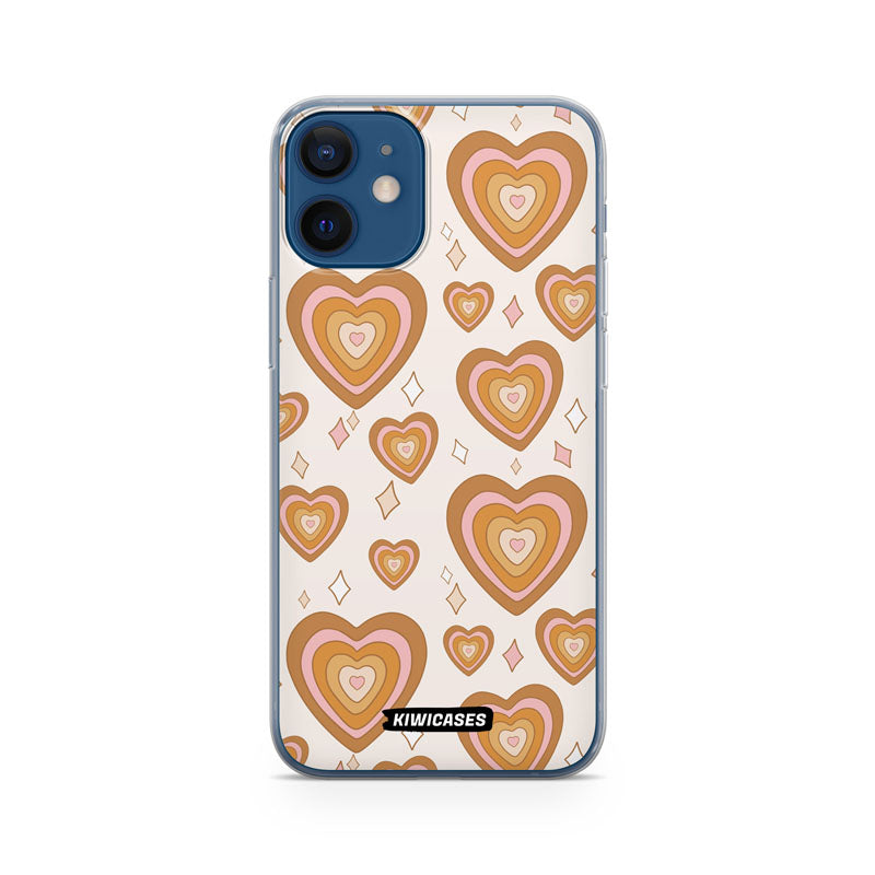 Retro Hearts - iPhone 12 Mini