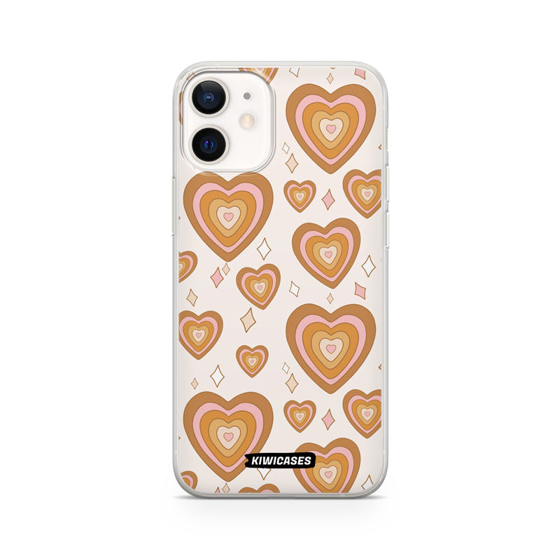 Retro Hearts - iPhone 12 Mini