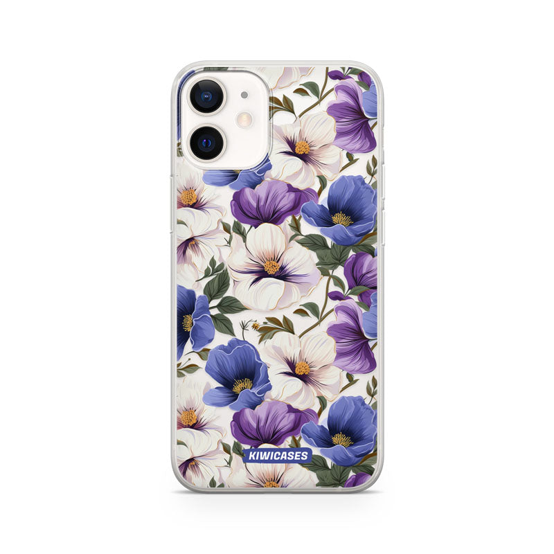 Purple Pansies - iPhone 12 Mini