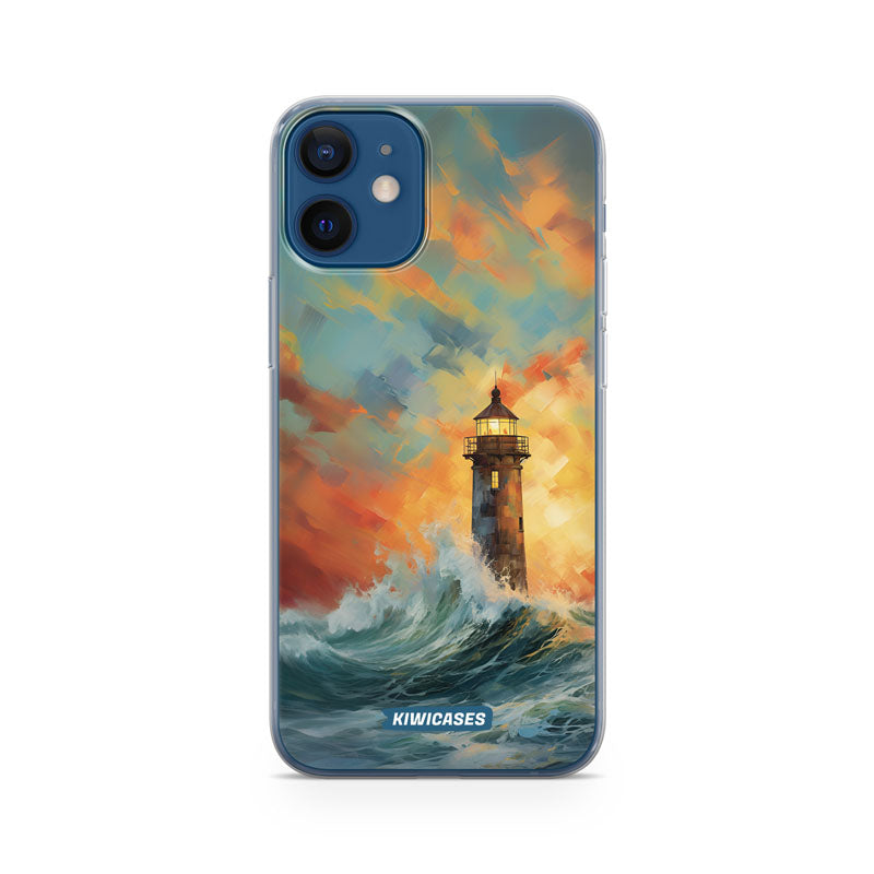 Sunset Lighthouse - iPhone 12 Mini