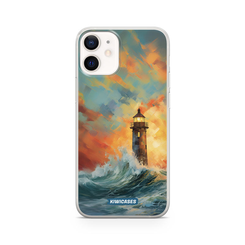 Sunset Lighthouse - iPhone 12 Mini