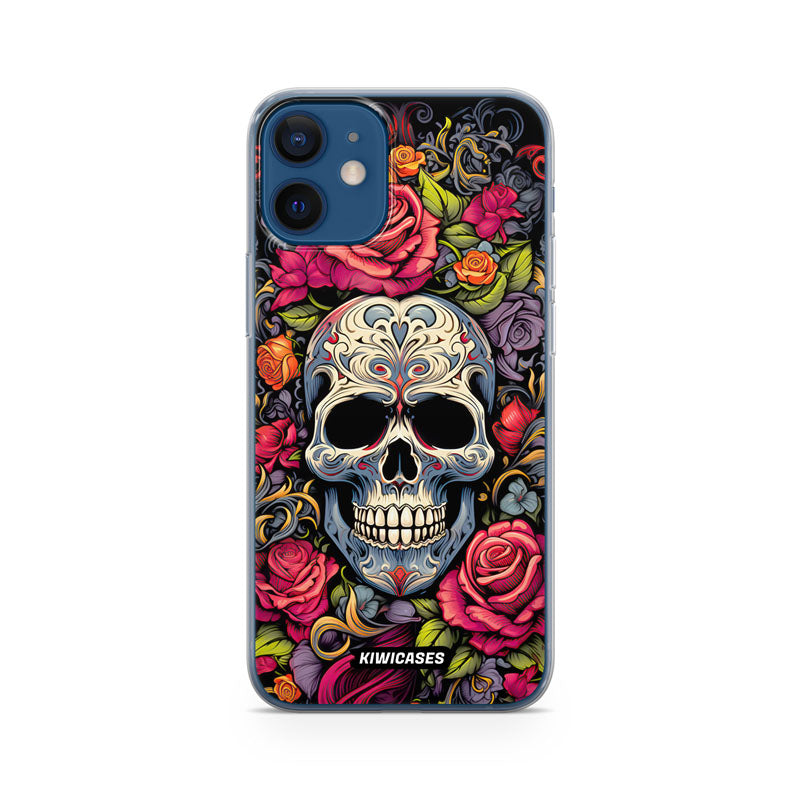 Floral Skull - iPhone 12 Mini