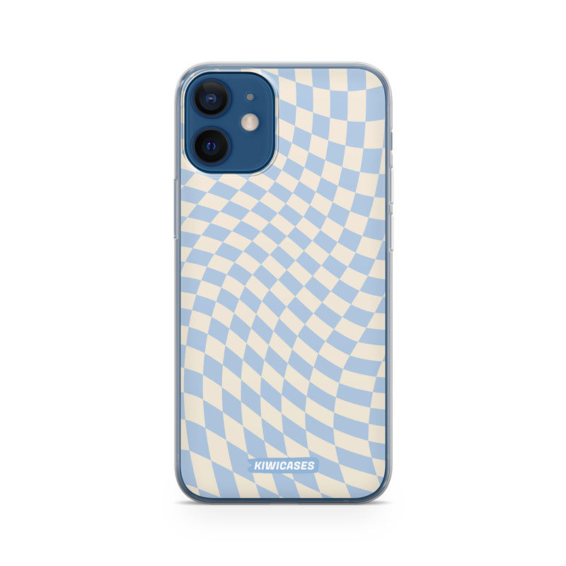 Blue Checkers - iPhone 12 Mini