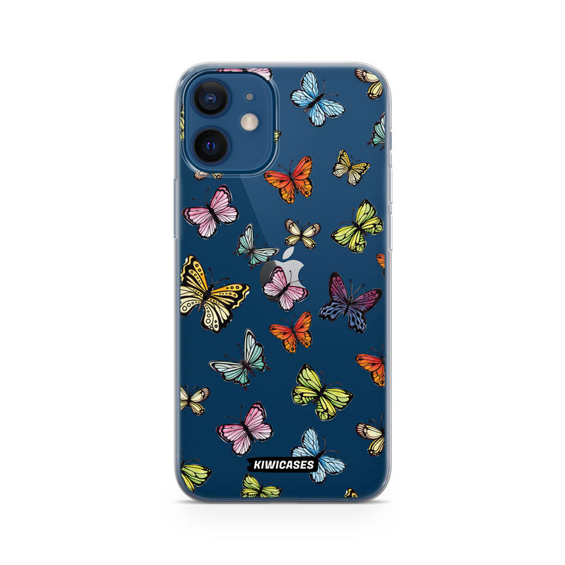 Colourful Butterflies - iPhone 12 Mini
