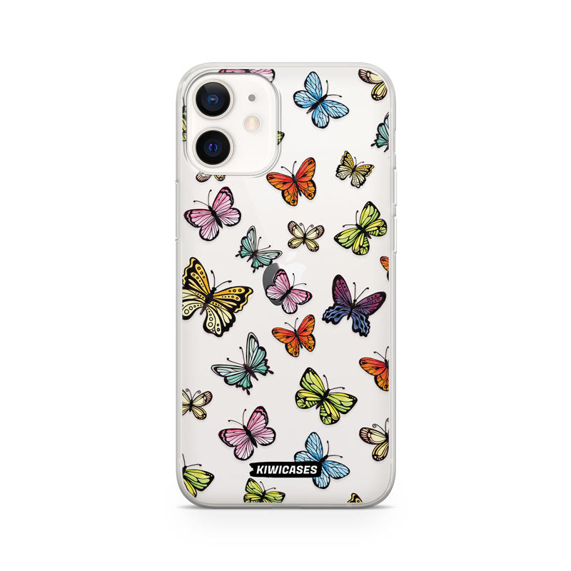 Colourful Butterflies - iPhone 12 Mini