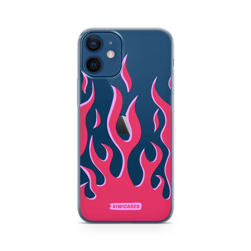 Pink Fire Flames - iPhone 12 Mini
