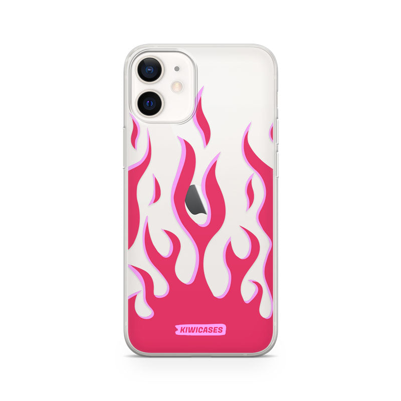Pink Fire Flames - iPhone 12 Mini