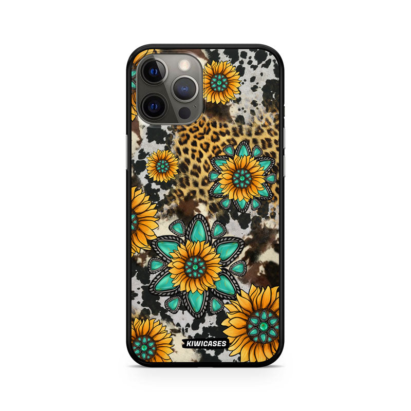 Gemstones and Sunflowers - iPhone 12/12 Pro