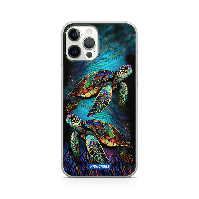 Turtles at Sea - iPhone 12/12 Pro