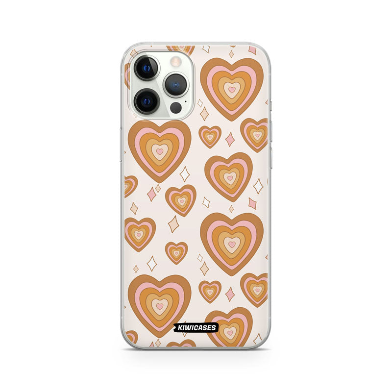 Retro Hearts - iPhone 12/12 Pro