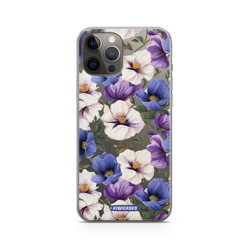 Purple Pansies - iPhone 12/12 Pro