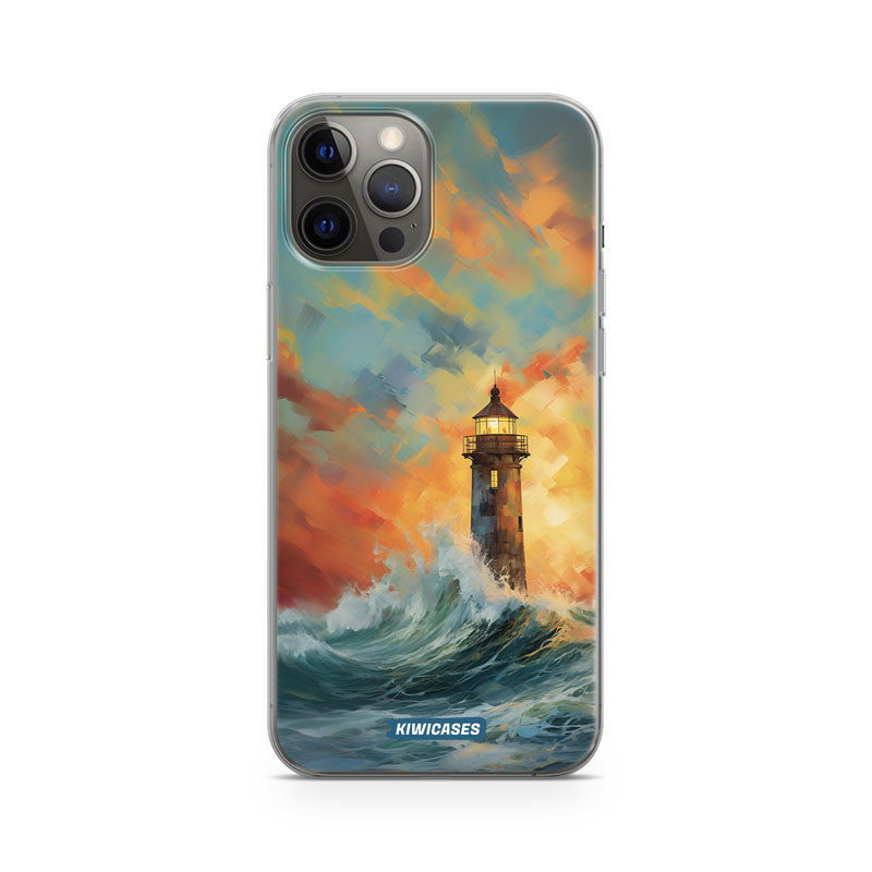 Sunset Lighthouse - iPhone 12/12 Pro