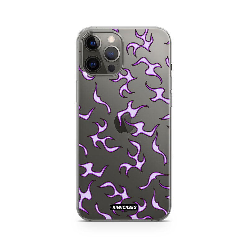 Purple Flames - iPhone 12/12 Pro