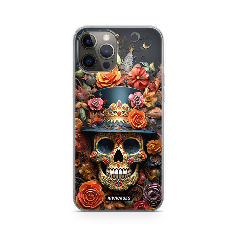 Top Hat Skull - iPhone 12/12 Pro