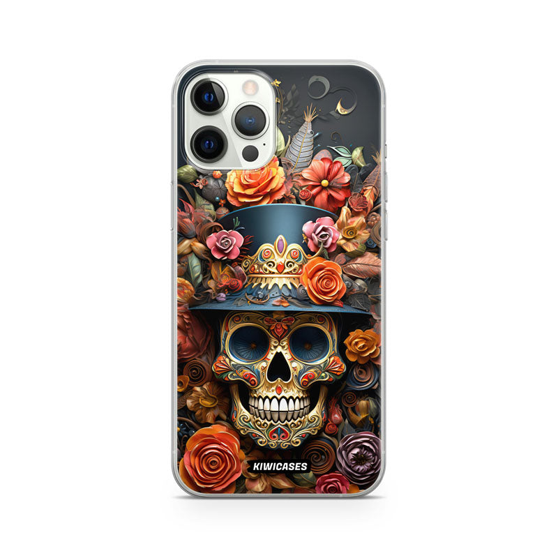 Top Hat Skull - iPhone 12/12 Pro