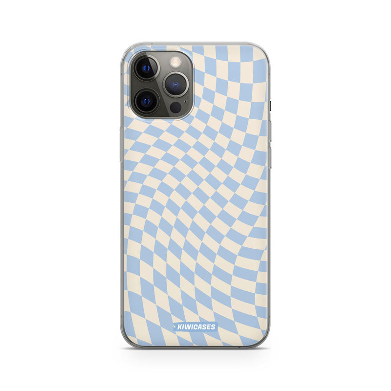 Blue Checkers - iPhone 12/12 Pro
