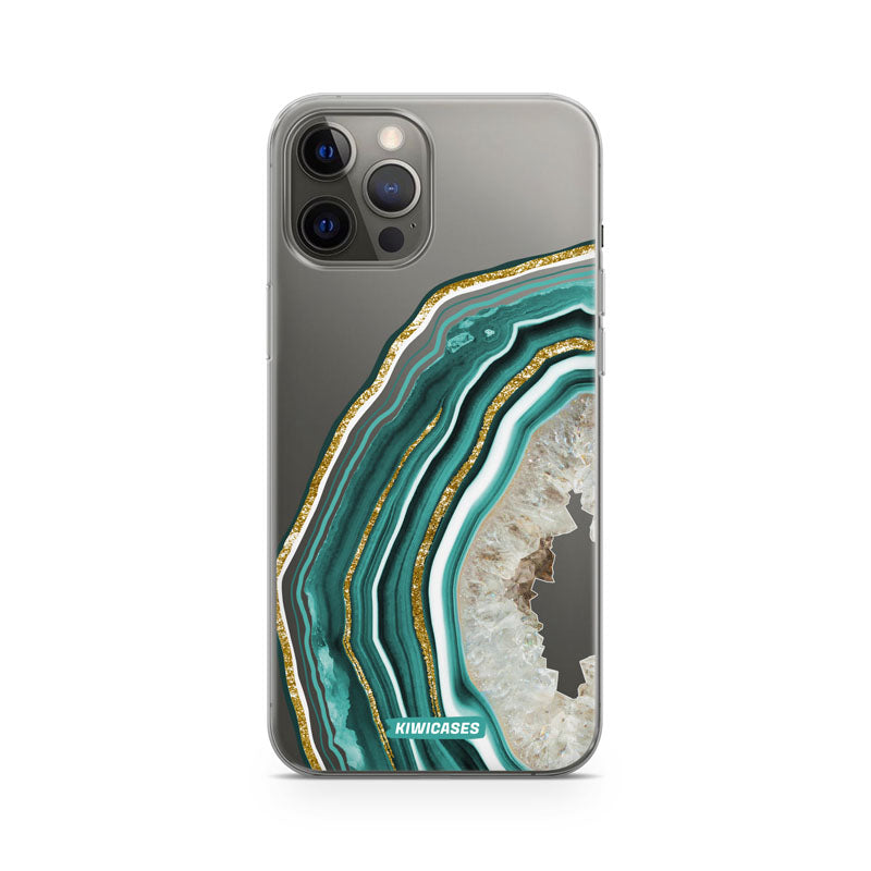 Green Agate Crystal - iPhone 12/12 Pro