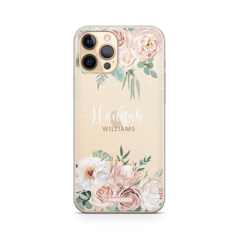 Dusty Pink Florals - iPhone 12/12 Pro - Custom