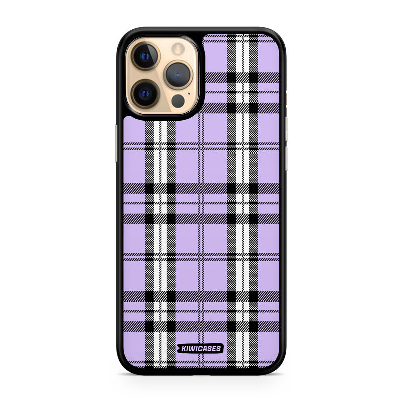 Purple Plaid - iPhone 12 Pro Max