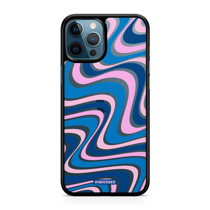 Wavey Blue Pink - iPhone 12 Pro Max