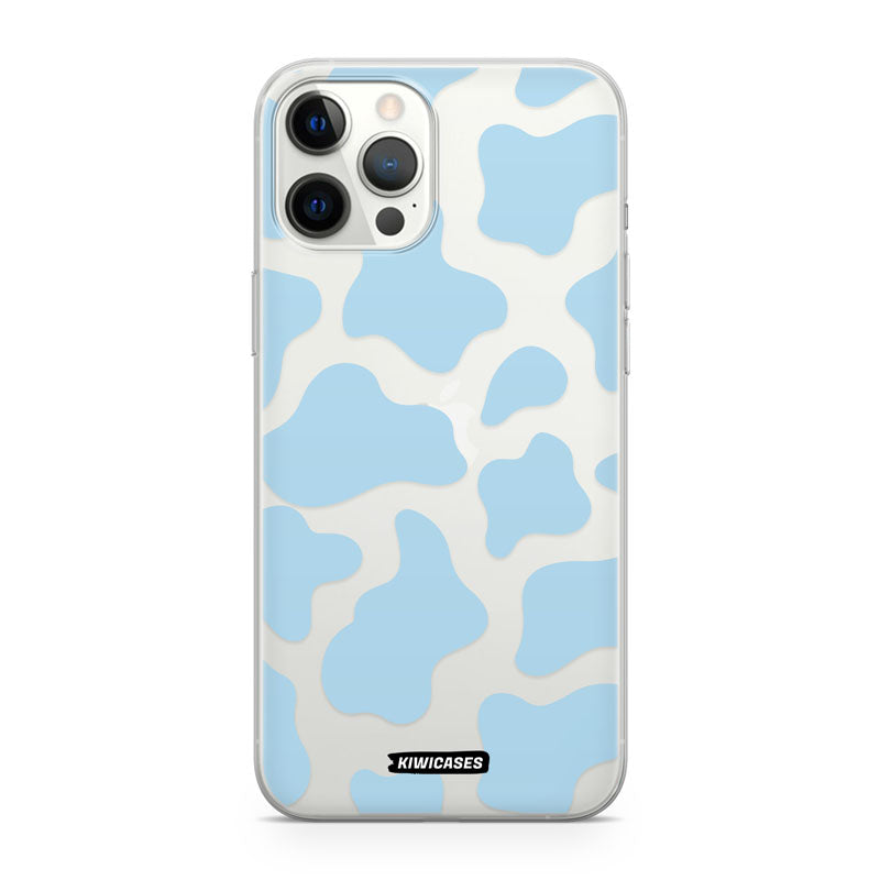 Cow Print in Blue - iPhone 12 Pro Max