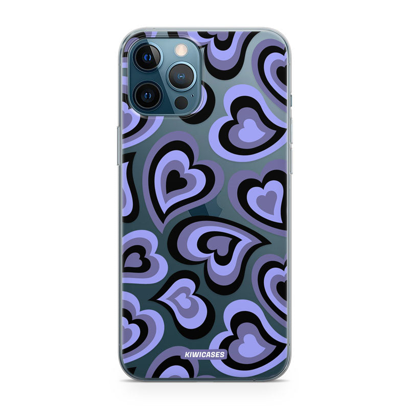 Purple Hearts - iPhone 12 Pro Max