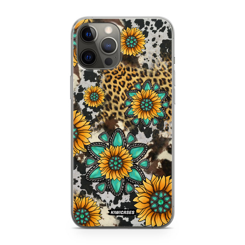 Gemstones and Sunflowers - iPhone 12 Pro Max