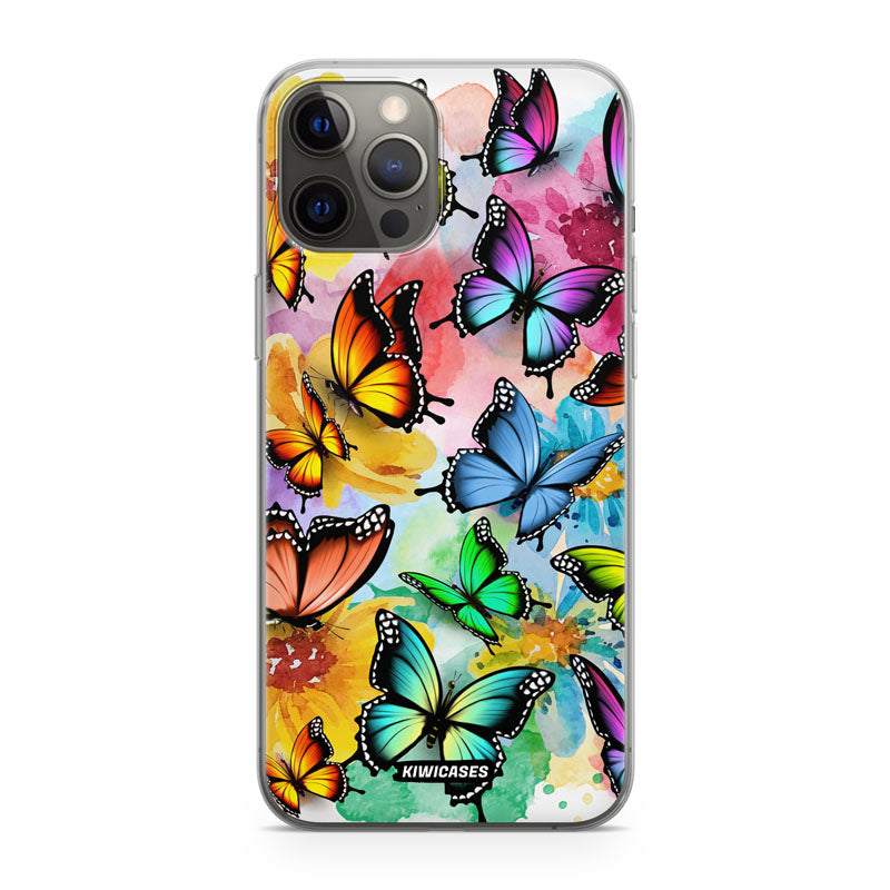 Rainbow Butterflies - iPhone 12 Pro Max