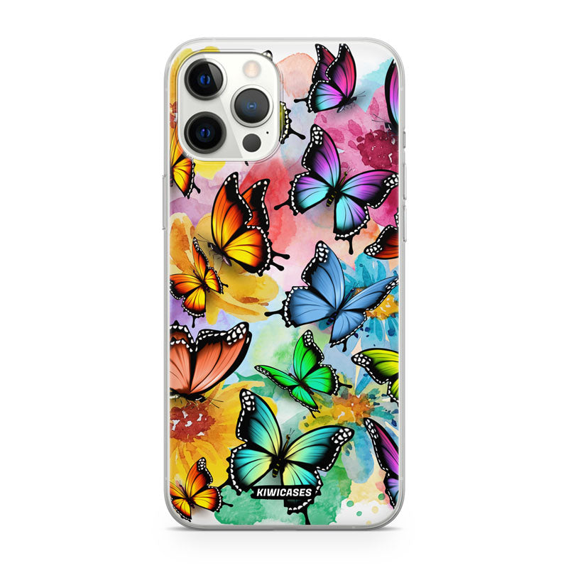 Rainbow Butterflies - iPhone 12 Pro Max