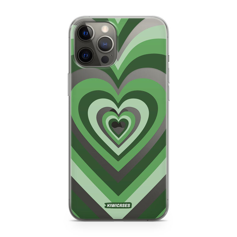 Green Hearts - iPhone 12 Pro Max