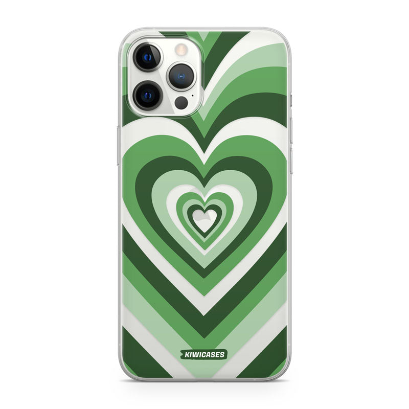 Green Hearts - iPhone 12 Pro Max