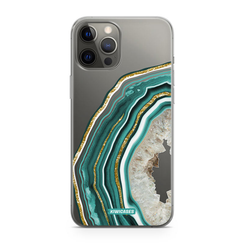 Green Agate Crystal - iPhone 12 Pro Max