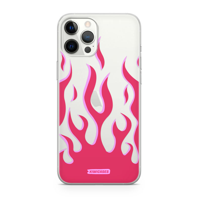 Pink Fire Flames - iPhone 12 Pro Max