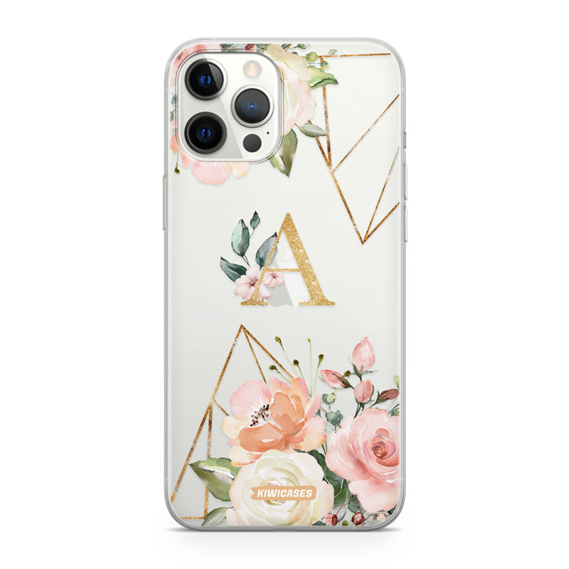 Floral Initials - iPhone 12 Pro Max - Custom