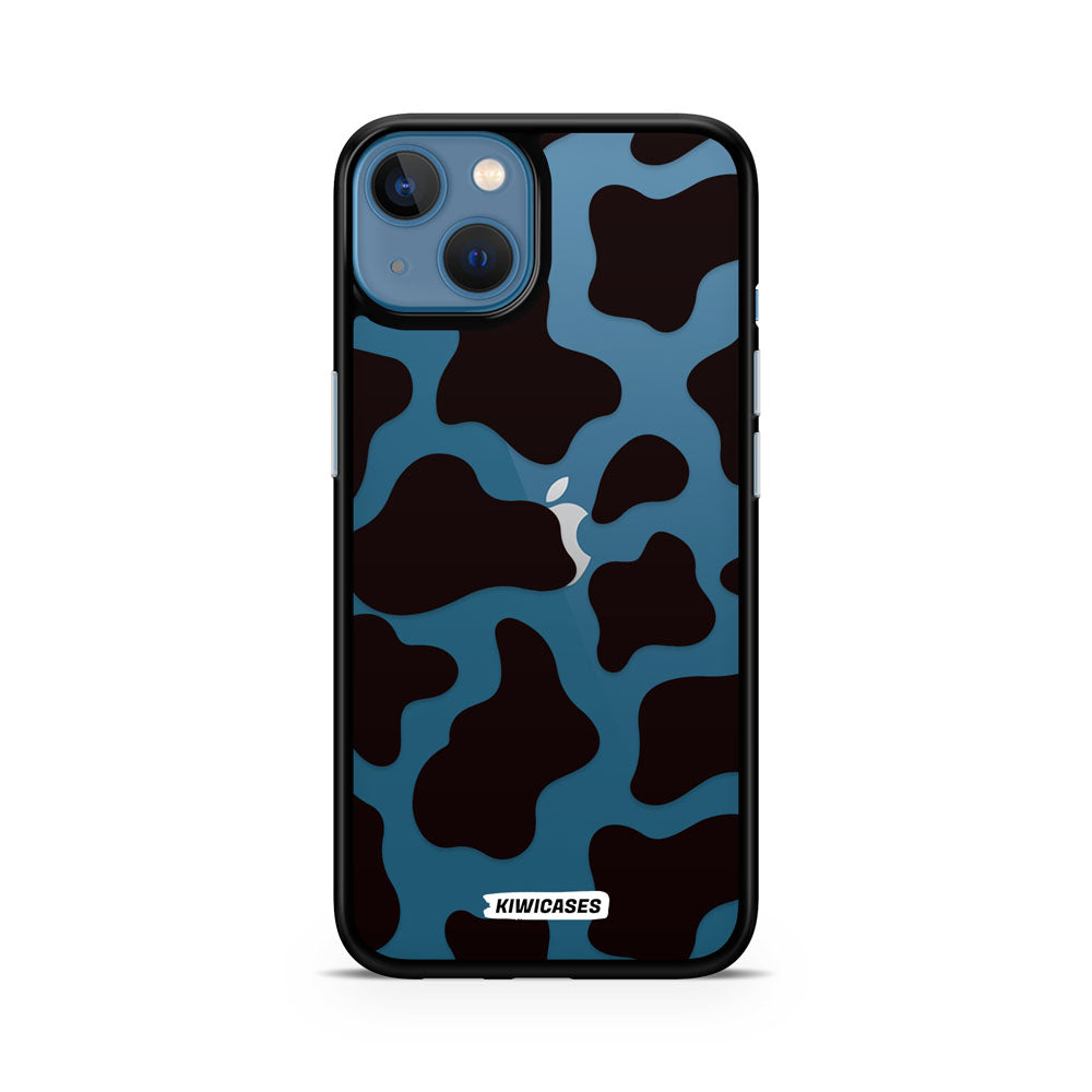Cow Print in Black - iPhone 13