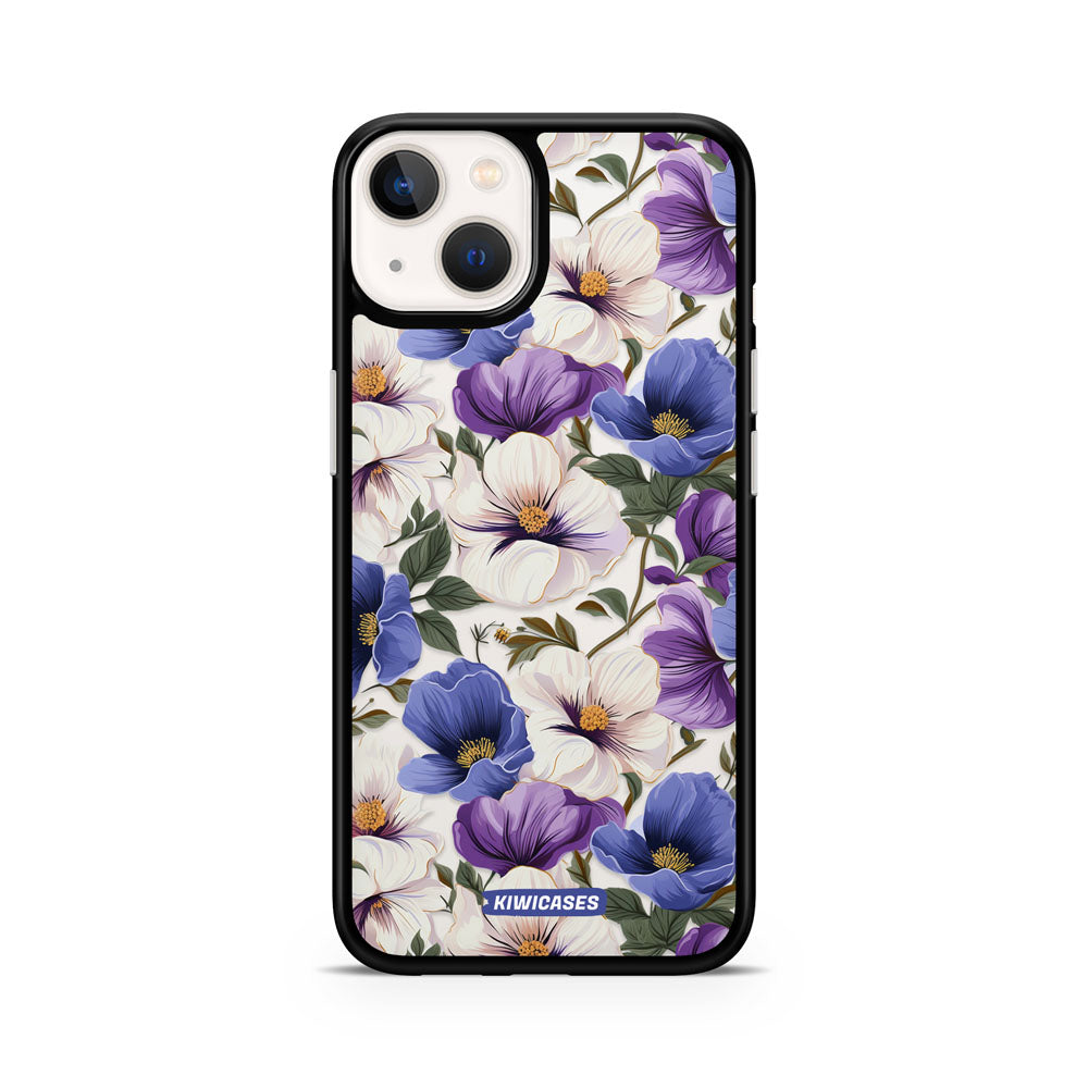 Purple Pansies - iPhone 13