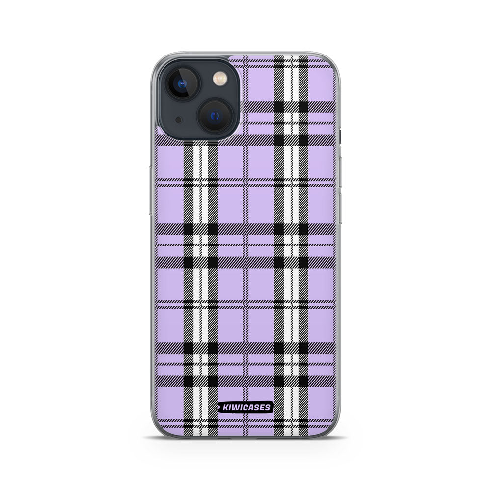 Purple Plaid - iPhone 13