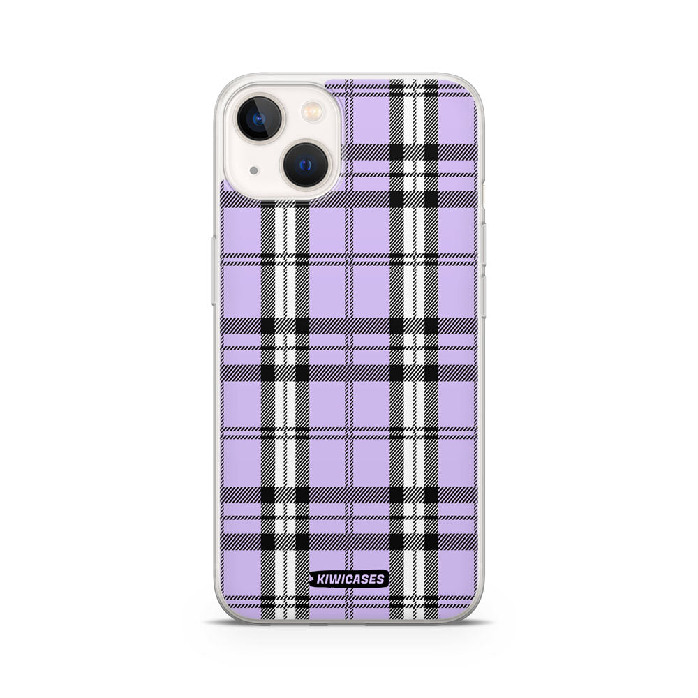 Purple Plaid - iPhone 13